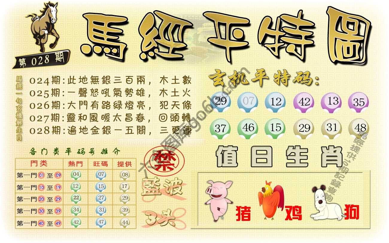 马经平特图