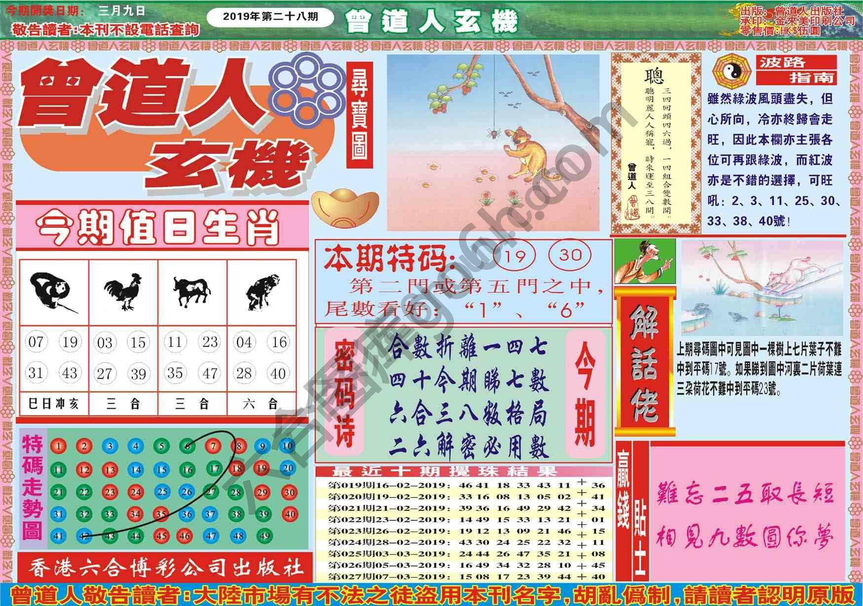 曾道人玄机
