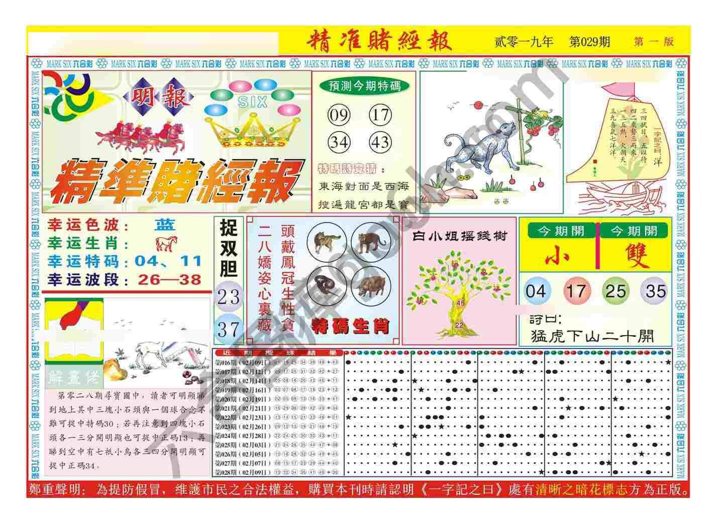 精准赌经报
