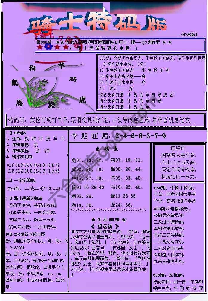 另类骑士特码版