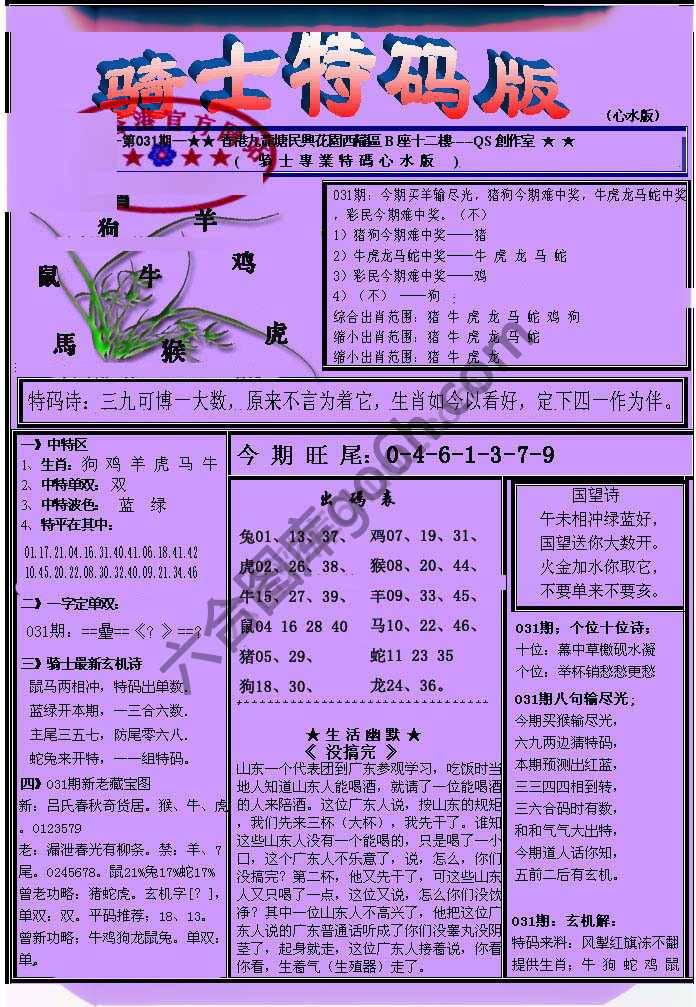 另类骑士特码版
