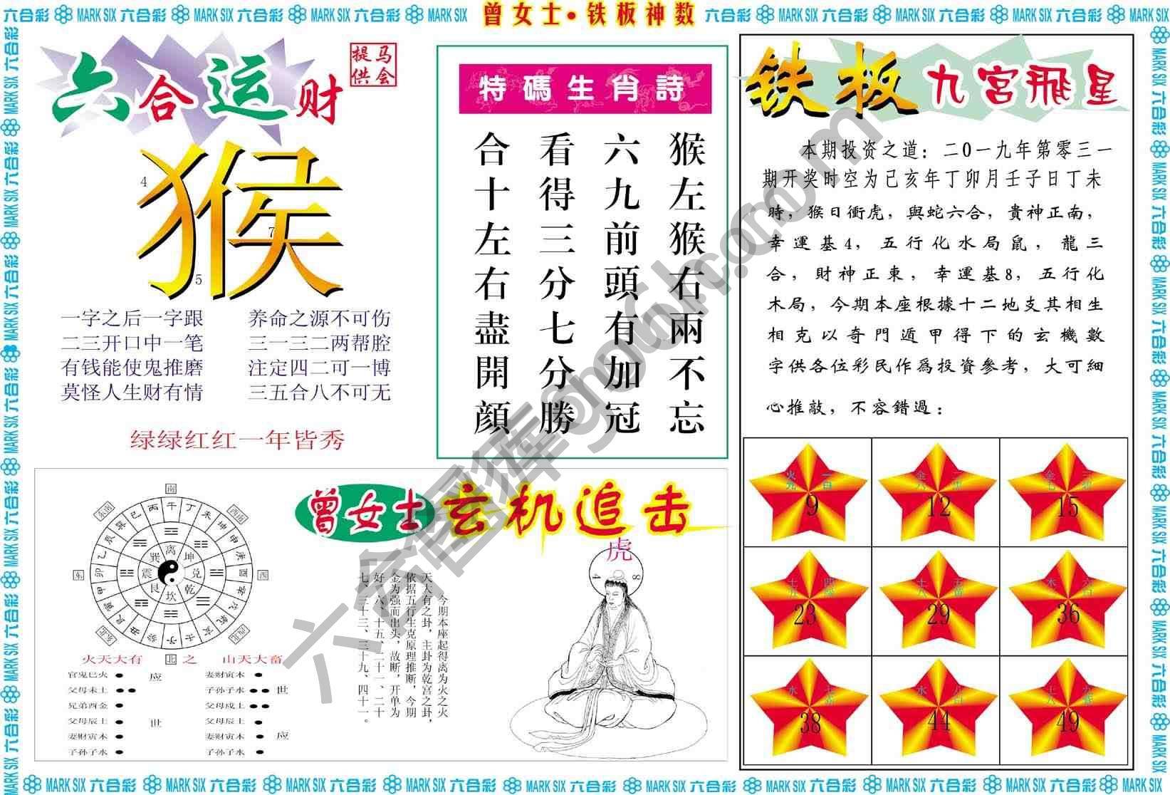 曾女士铁板神数