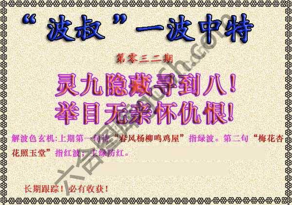 波叔一波中特