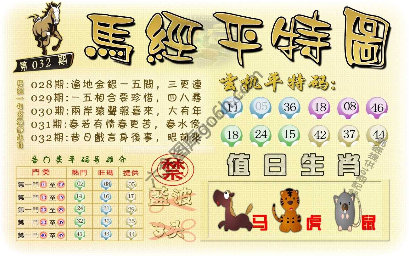 马经平特图