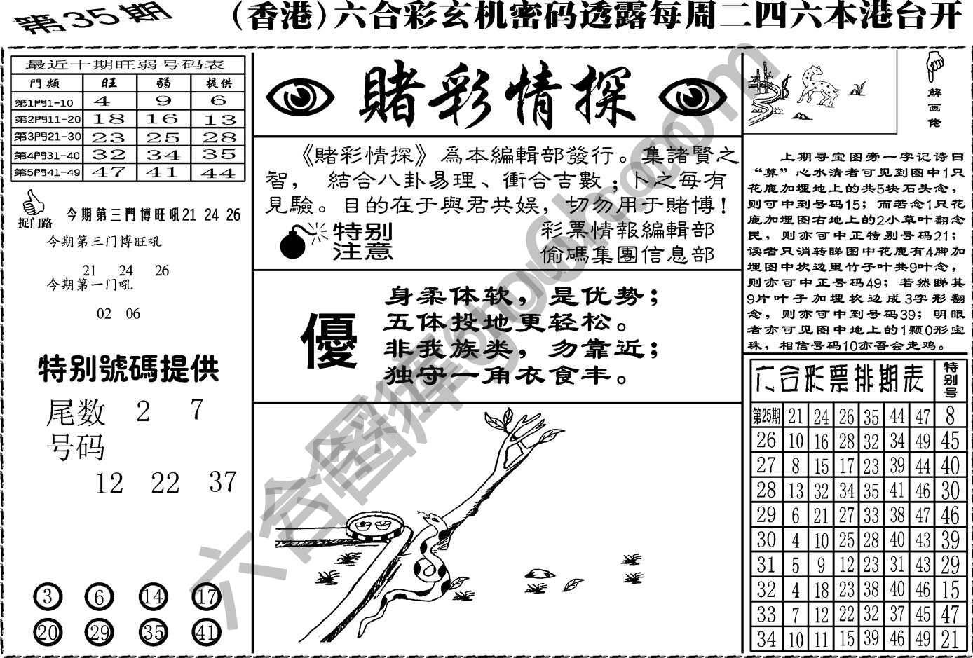 赌彩情探