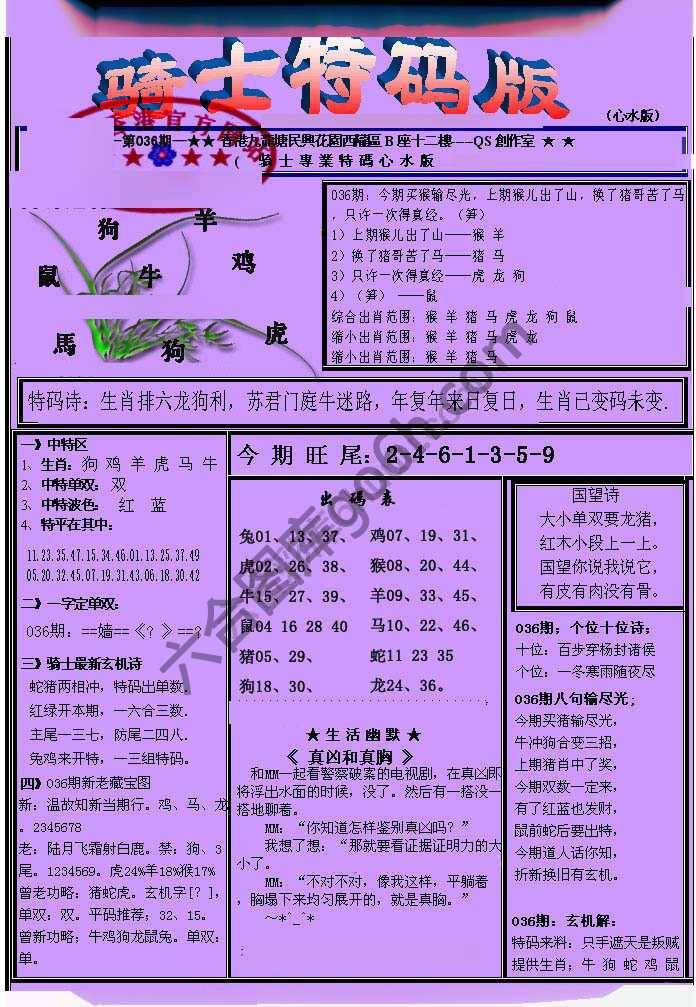 另类骑士特码版
