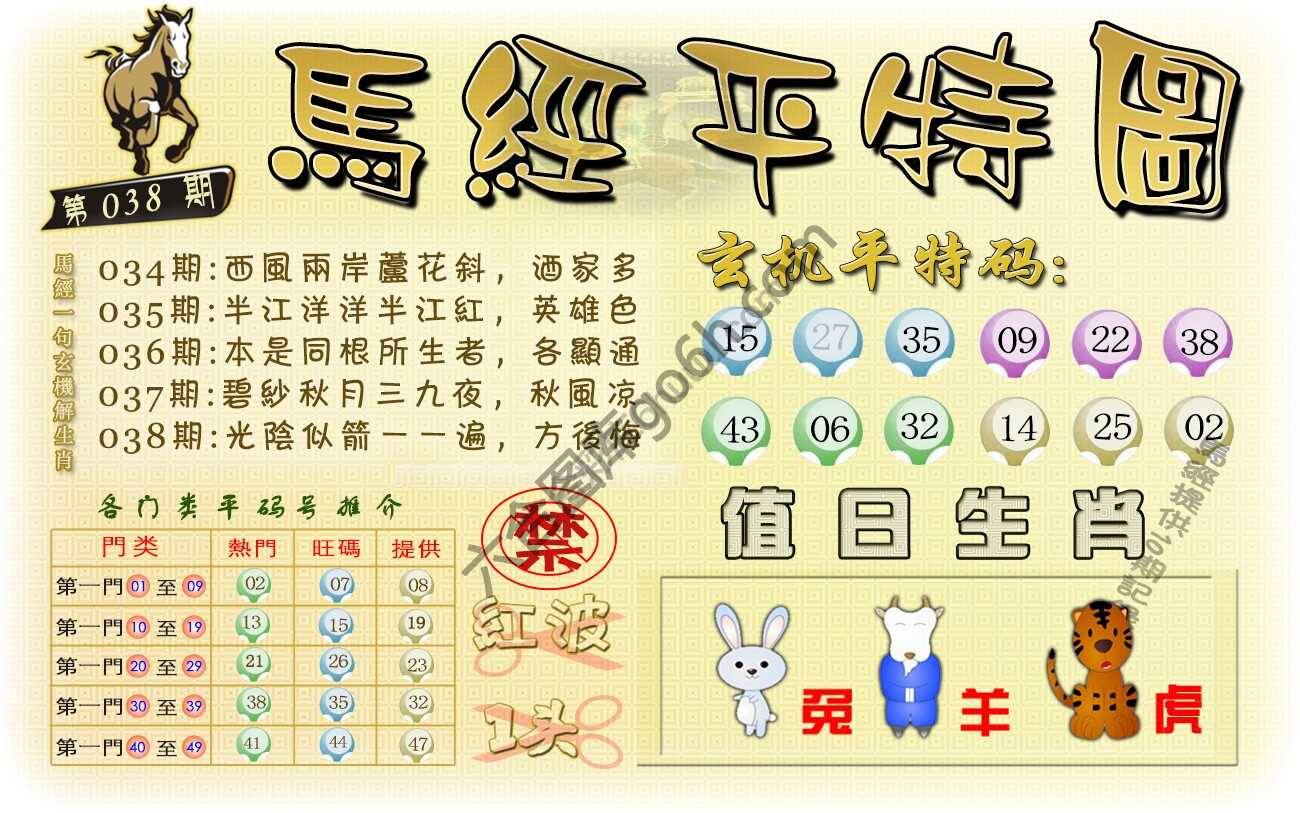 马经平特图