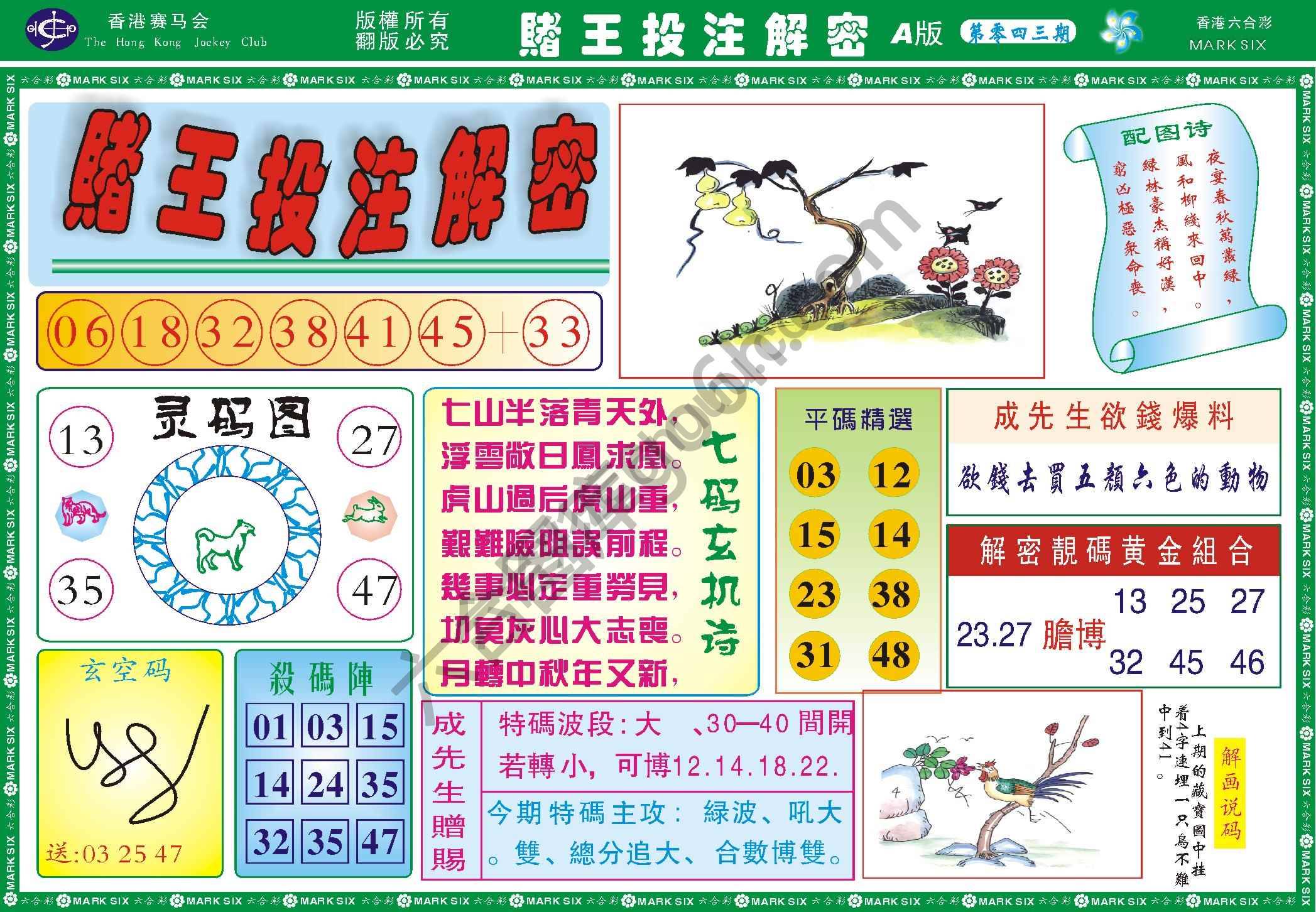 赌王投注解密