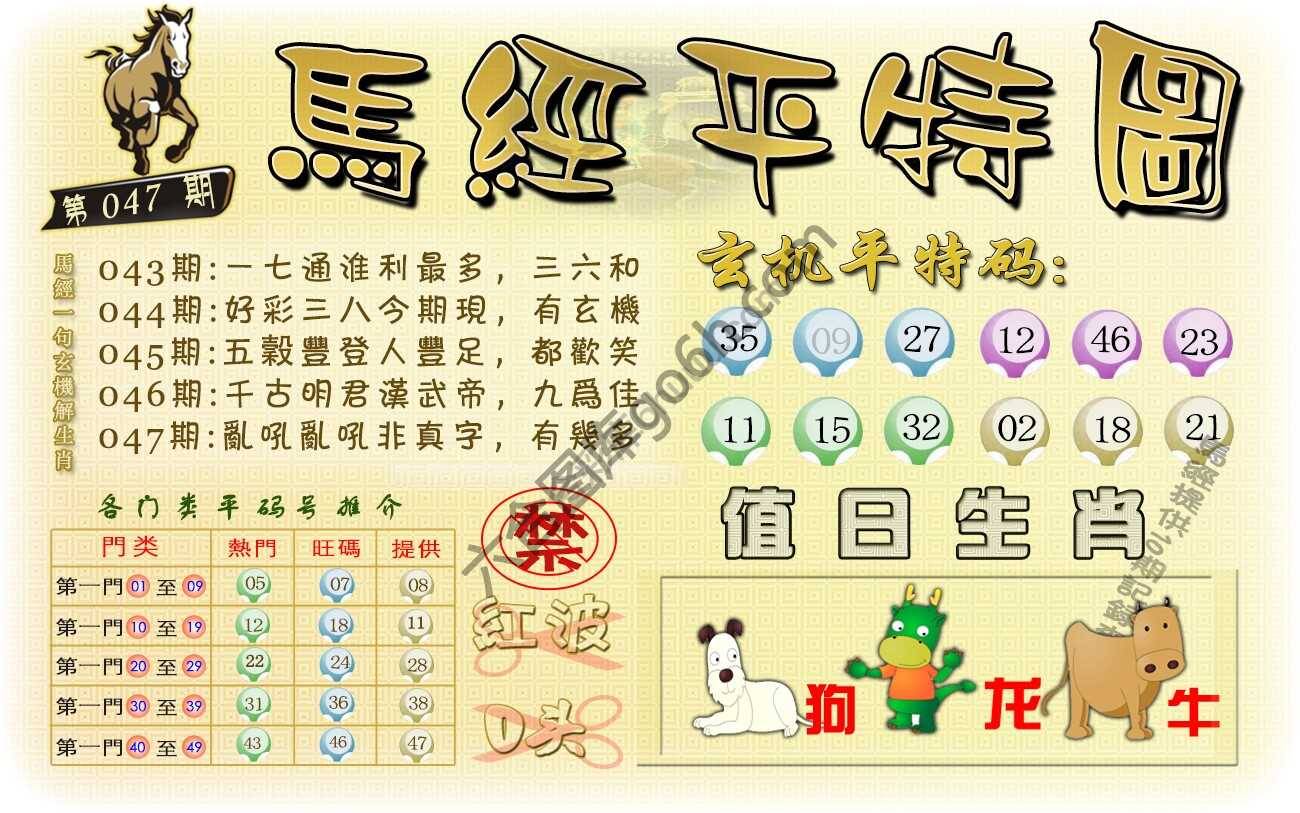马经平特图