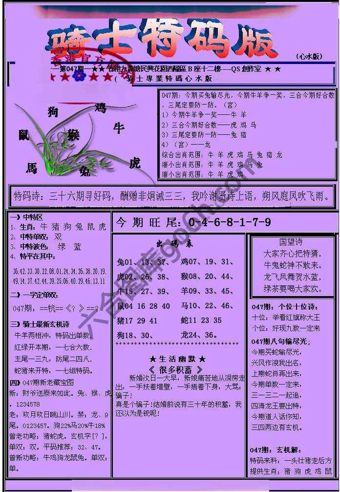 另类骑士特码版