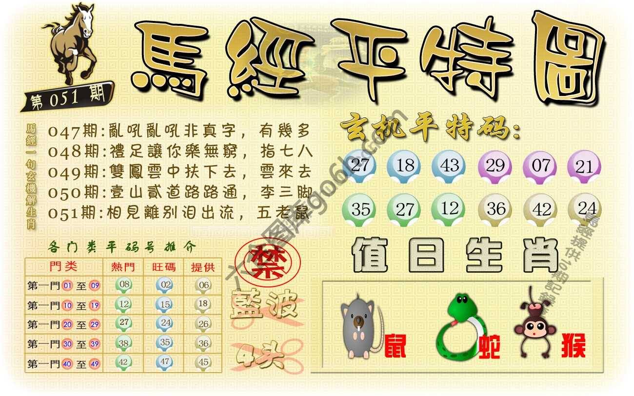 马经平特图