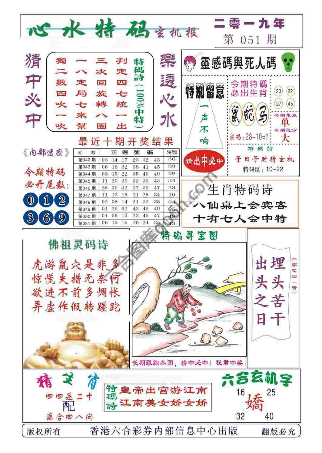 心水特码