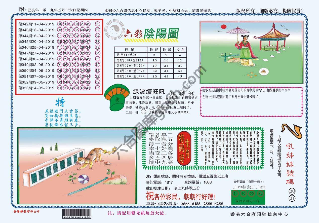 六彩阴阳图
