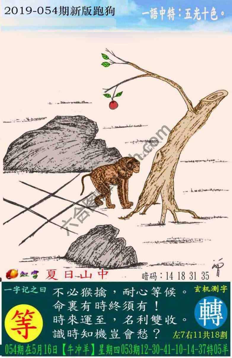 跑狗图（新版）
