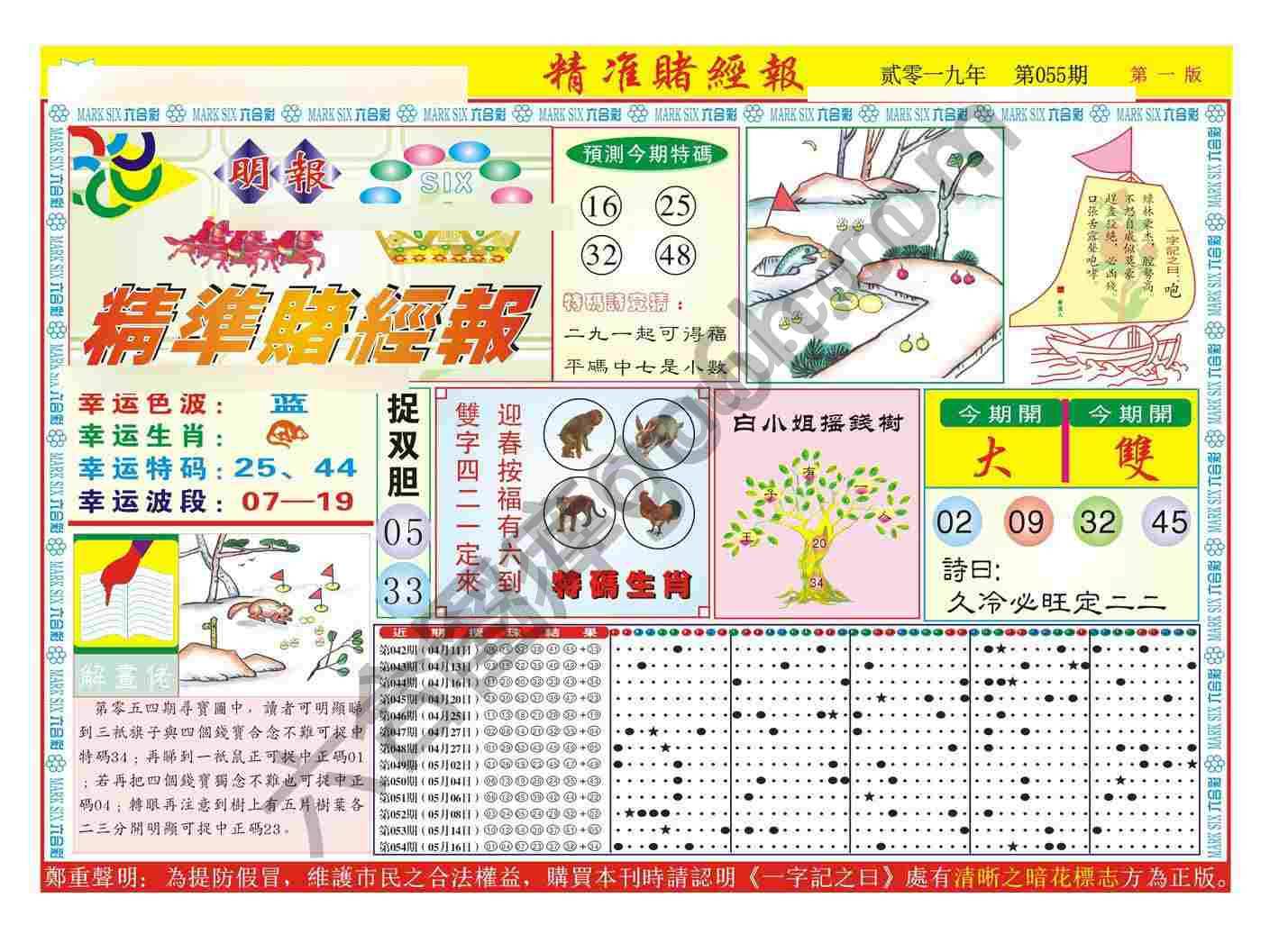 精准赌经报