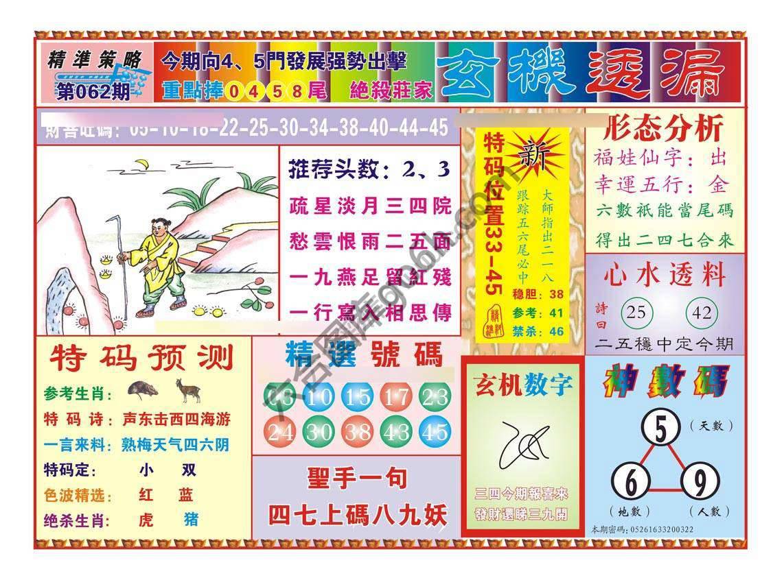 玄机透漏