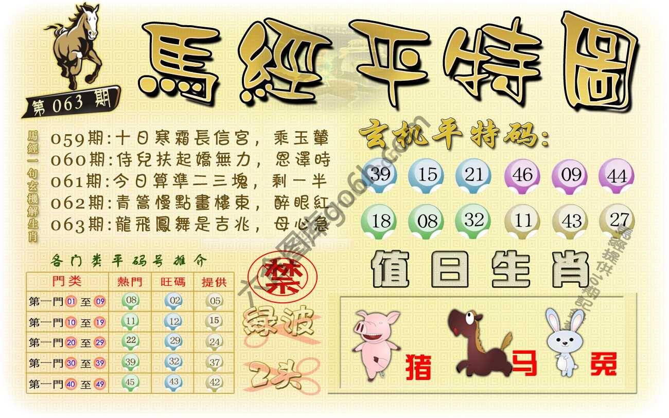 马经平特图