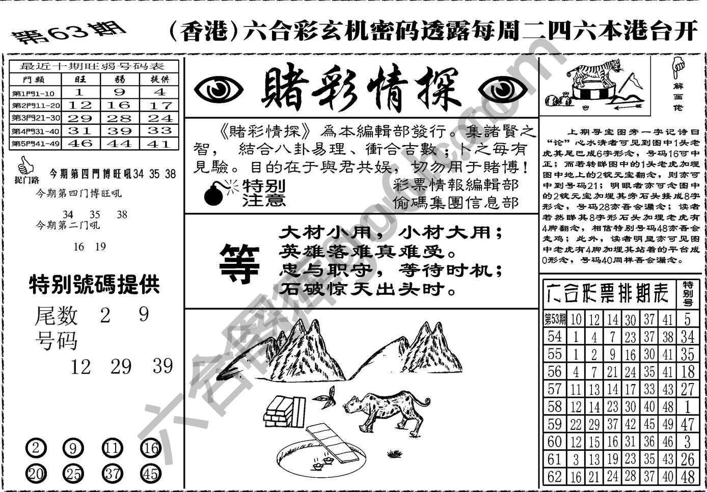 赌彩情探