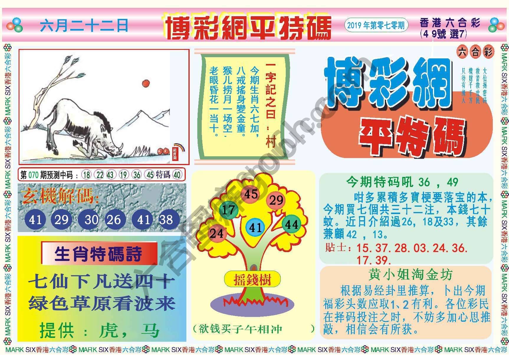 博彩网平特码