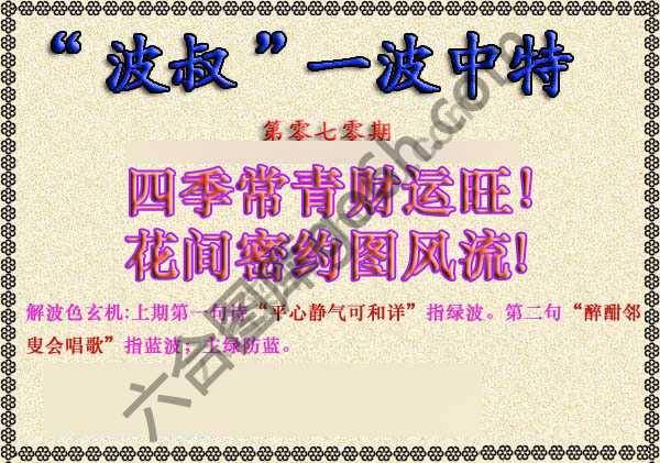 波叔一波中特