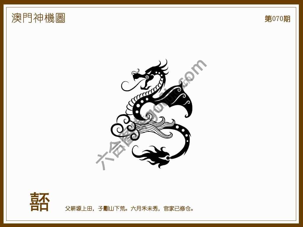 澳门神机图