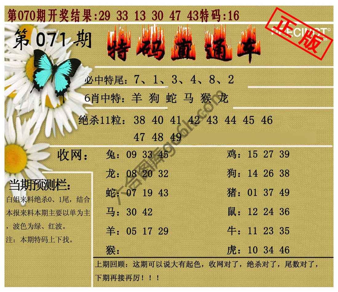 特码直通车