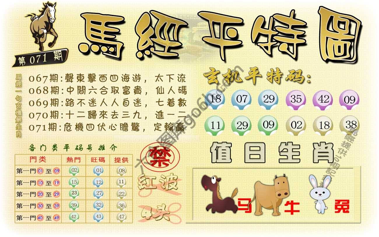 马经平特图