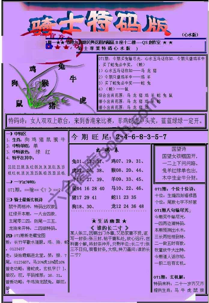 另类骑士特码版