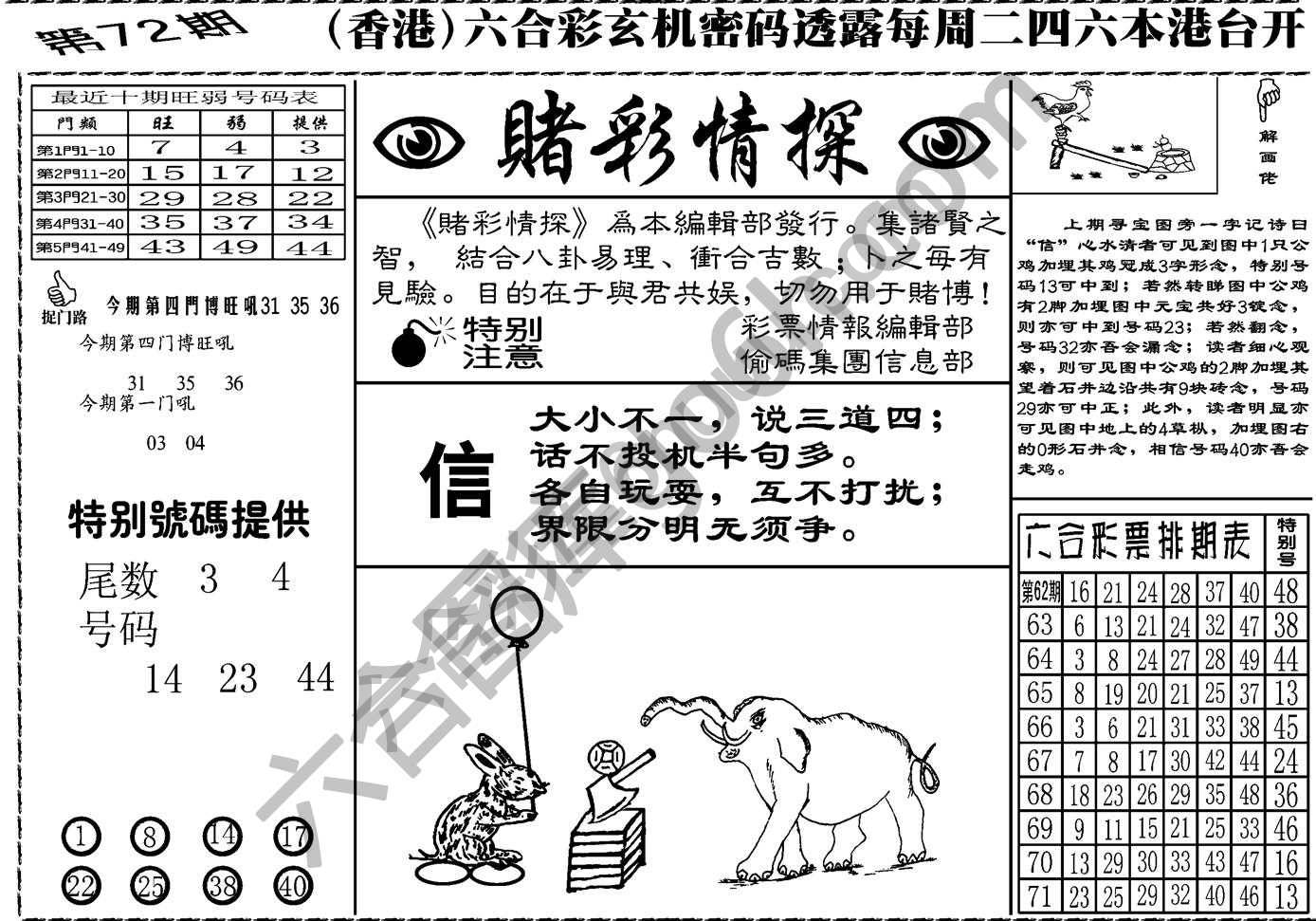 赌彩情探