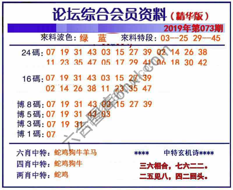 综合会员资料