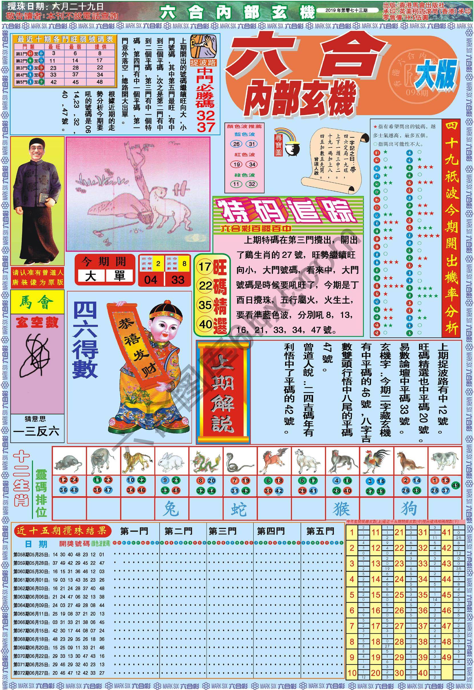 六合内部玄机