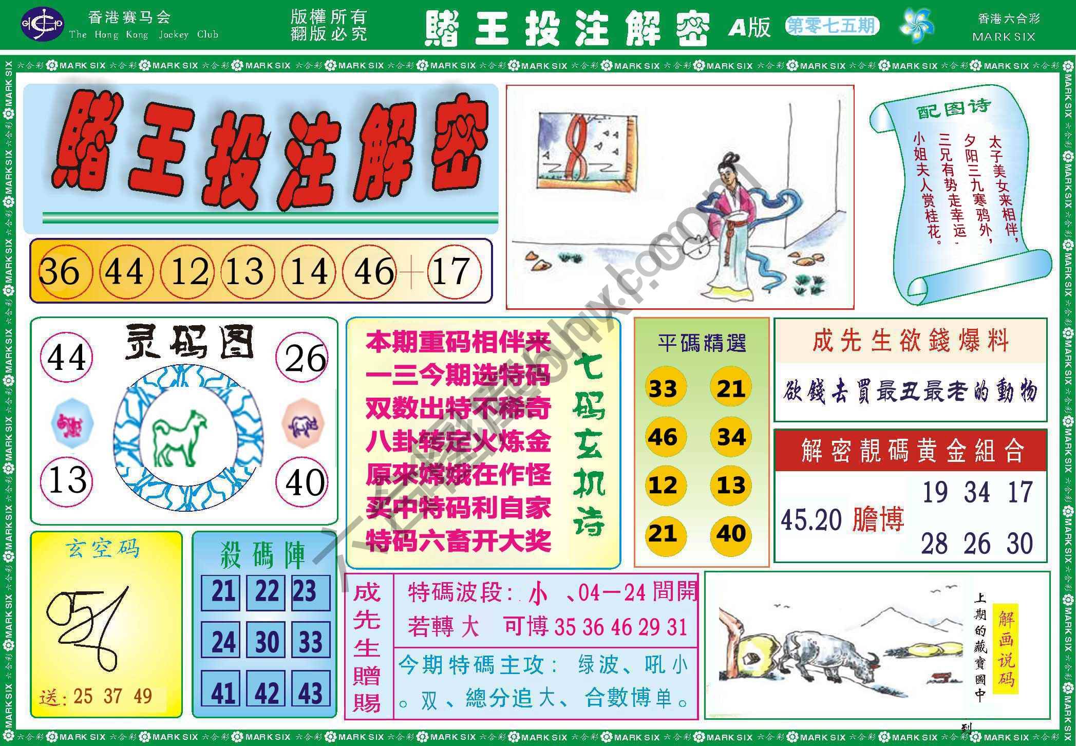 赌王投注解密