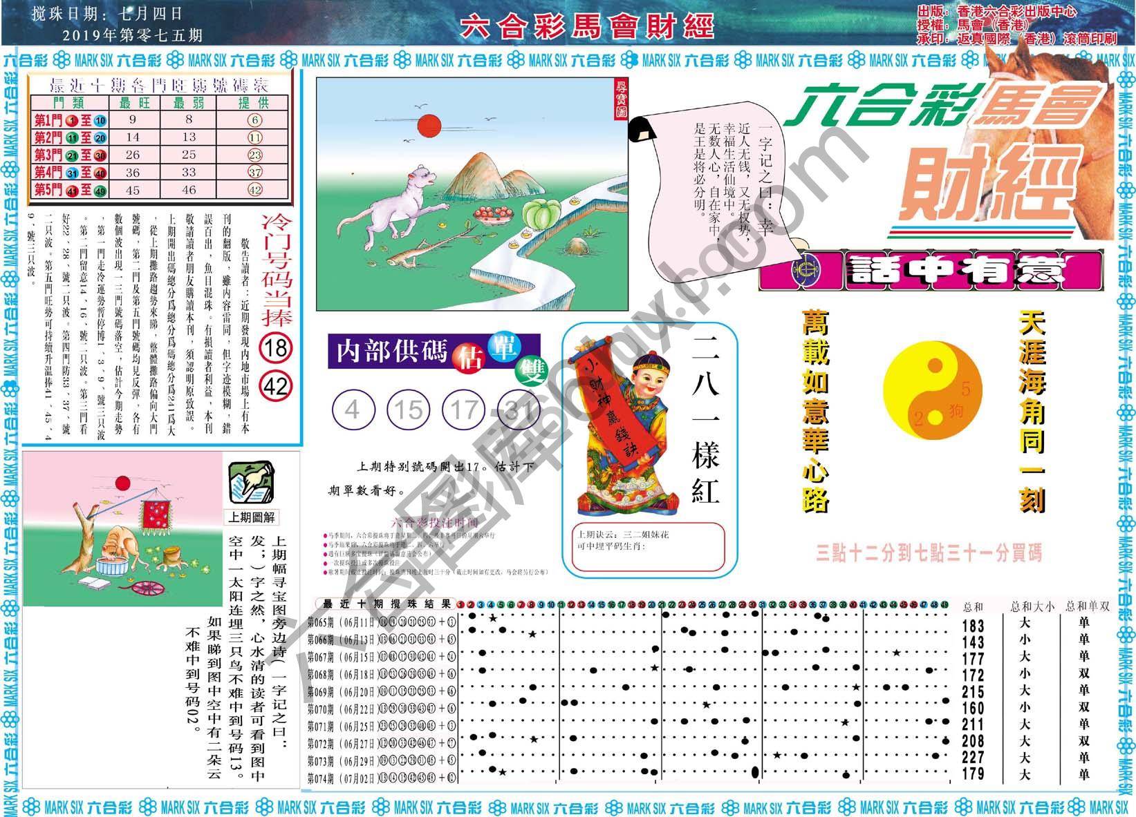 六合彩马会财经