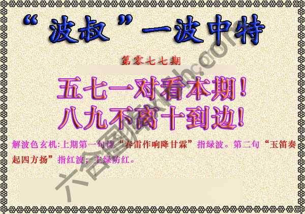 波叔一波中特