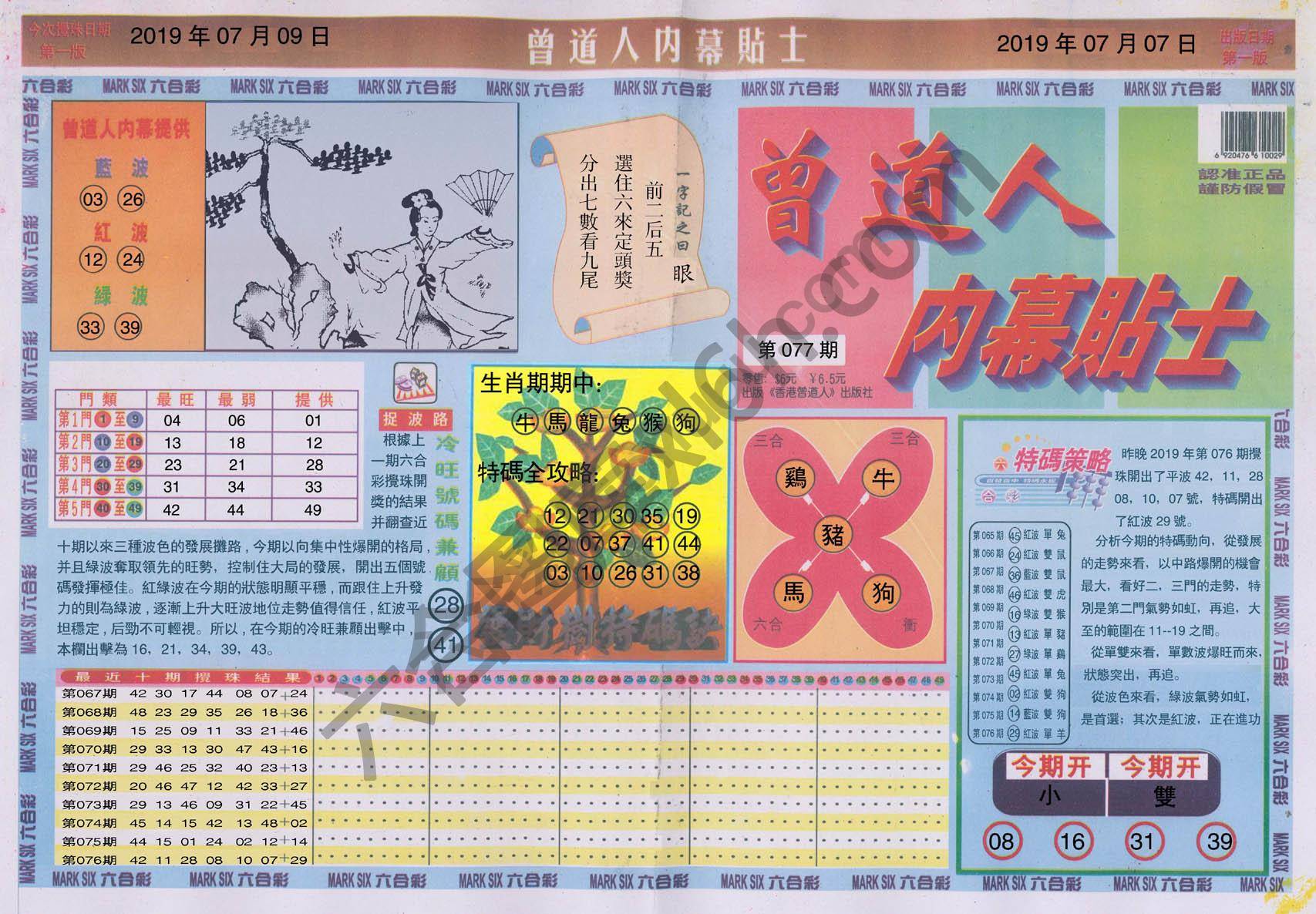 曾道人内幕贴士
