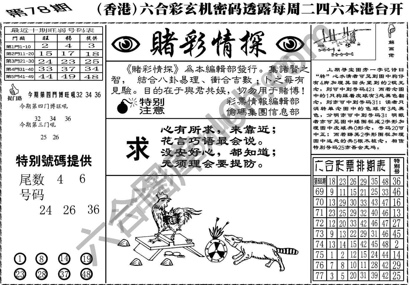 赌彩情探