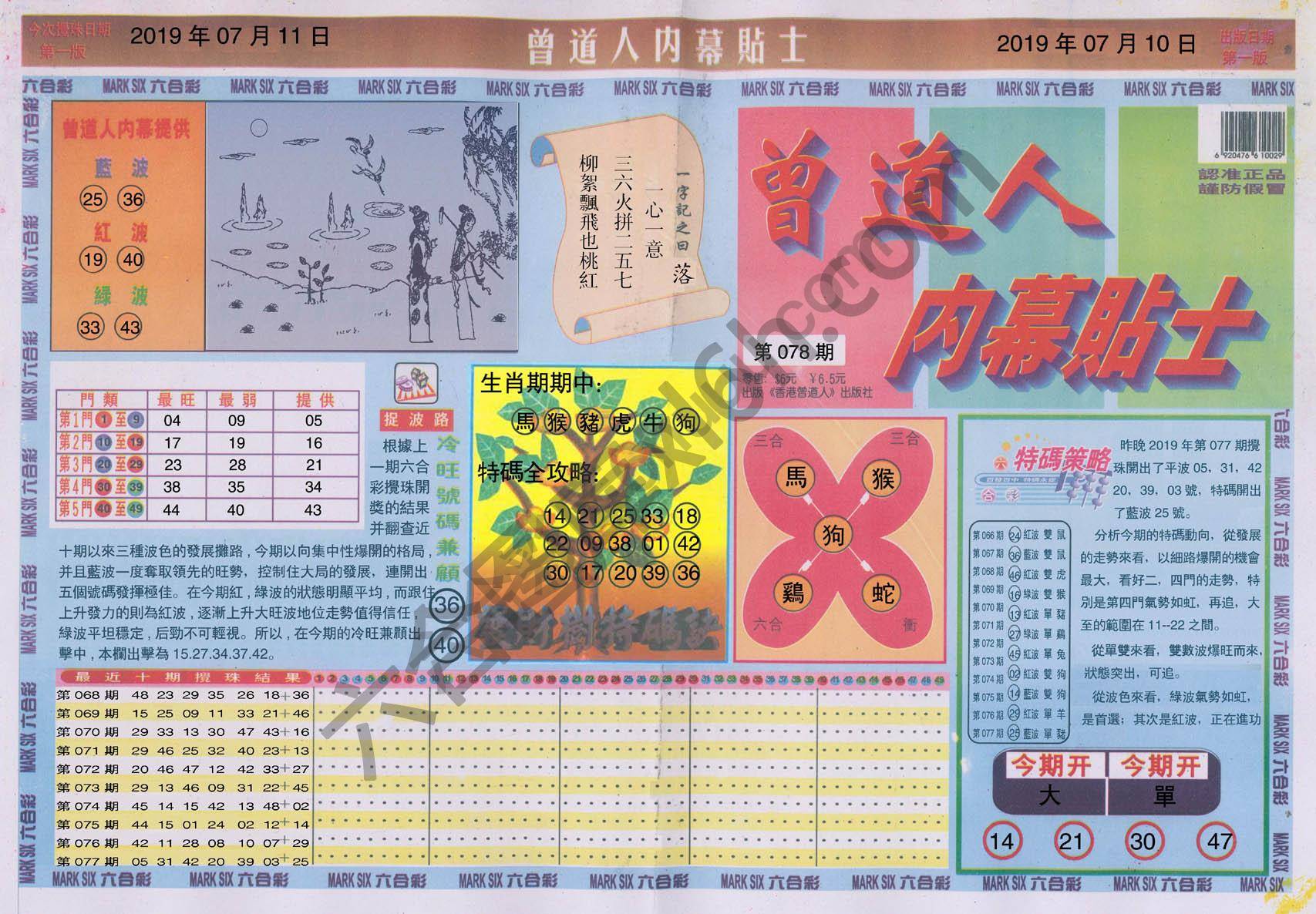 曾道人内幕贴士