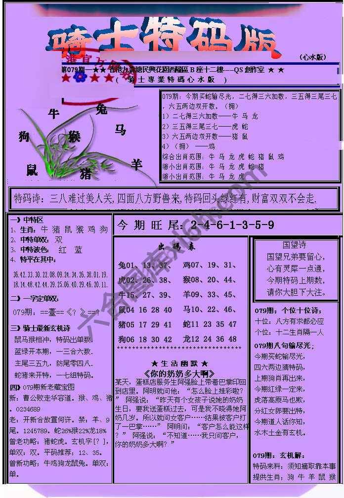 另类骑士特码版