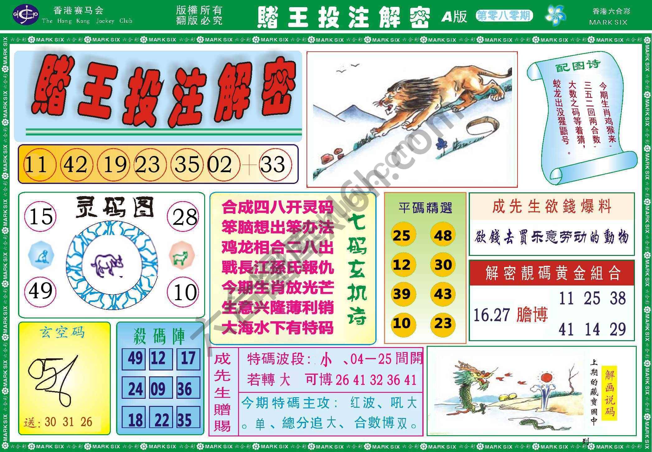赌王投注解密