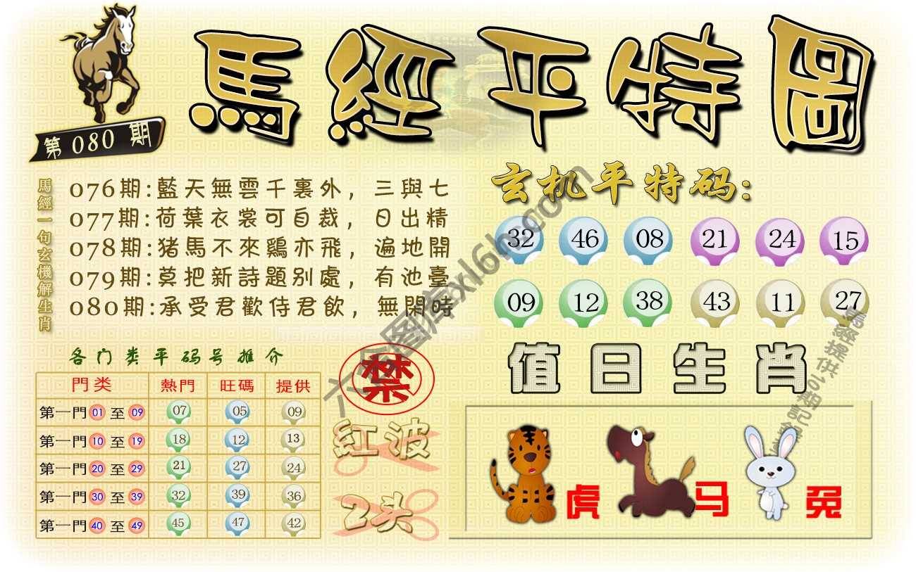 马经平特图