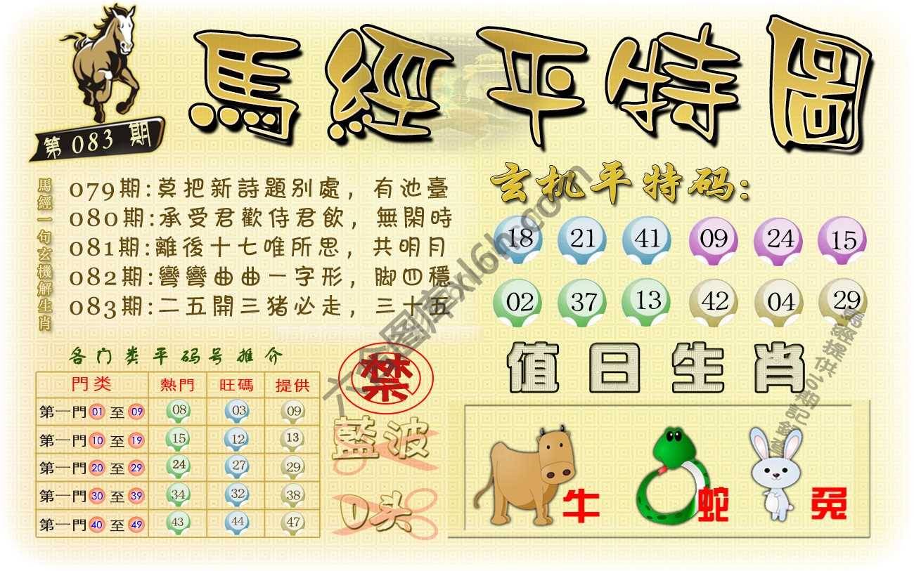 马经平特图
