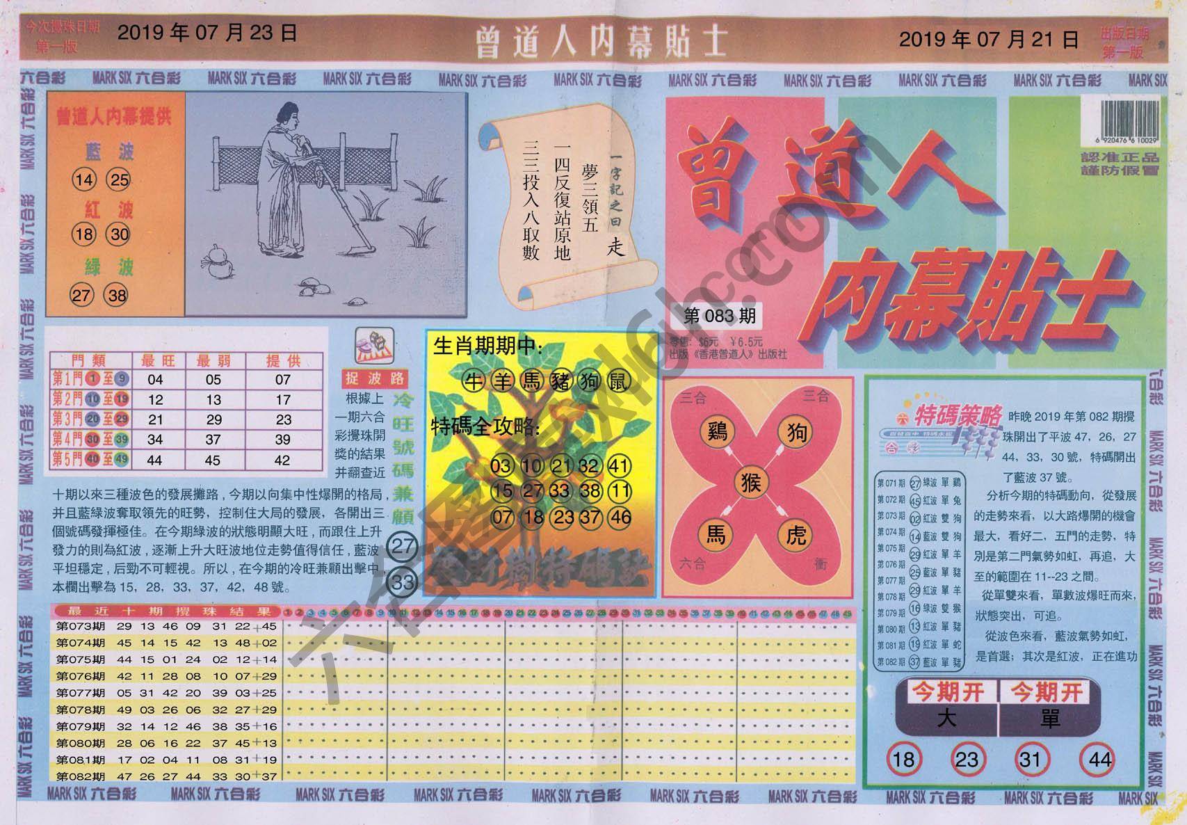 曾道人内幕贴士