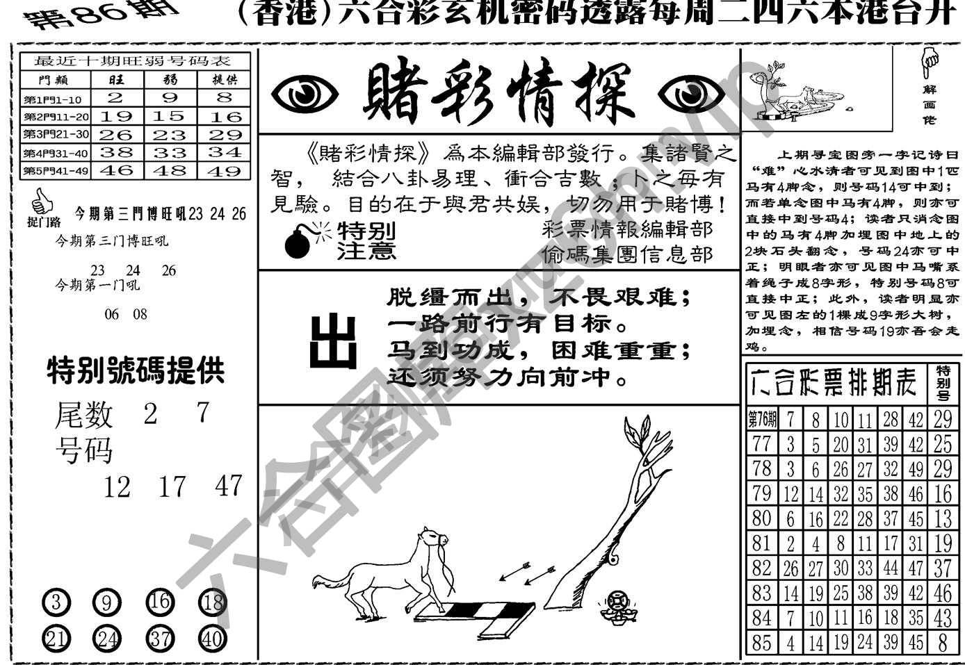 赌彩情探