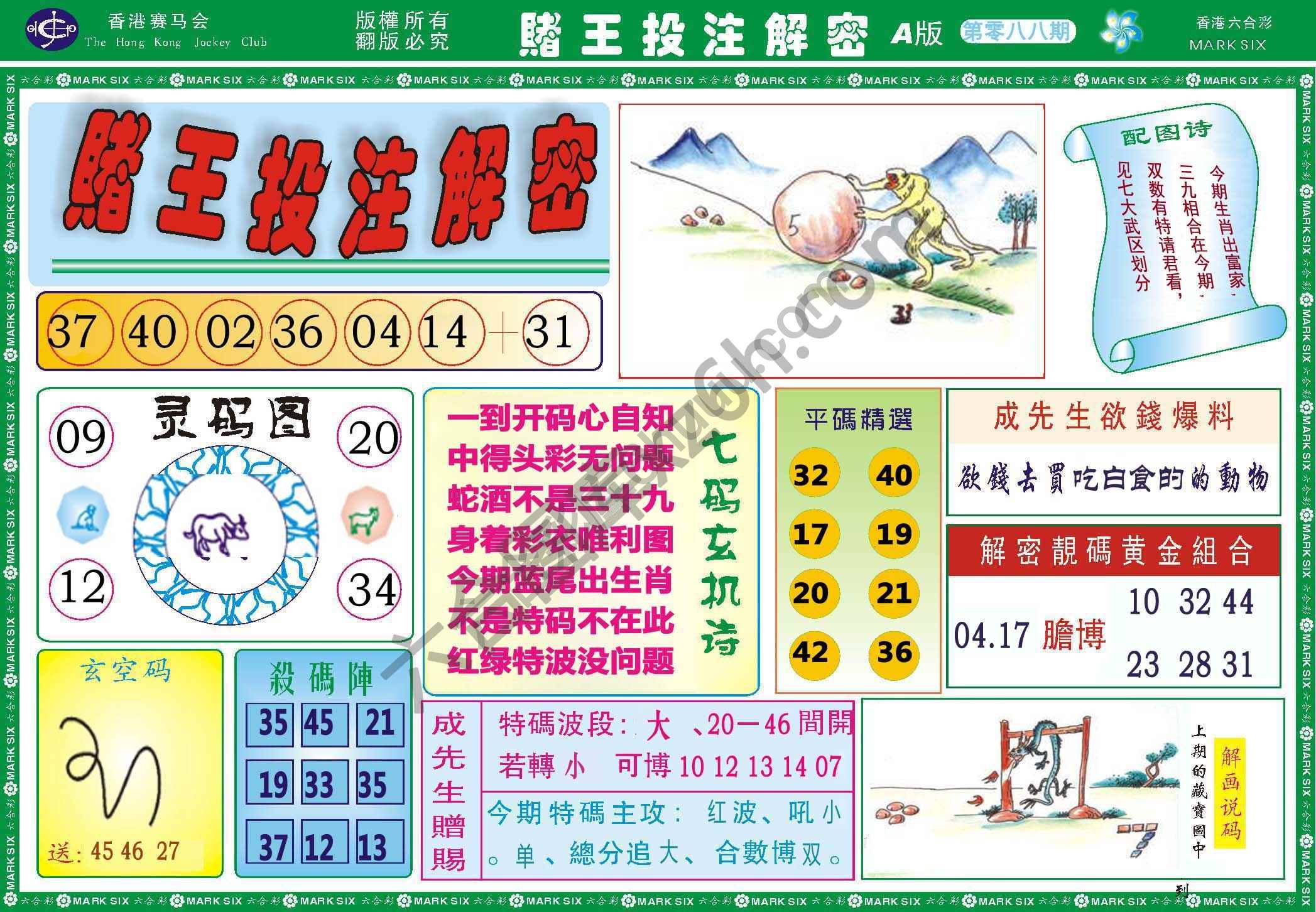 赌王投注解密