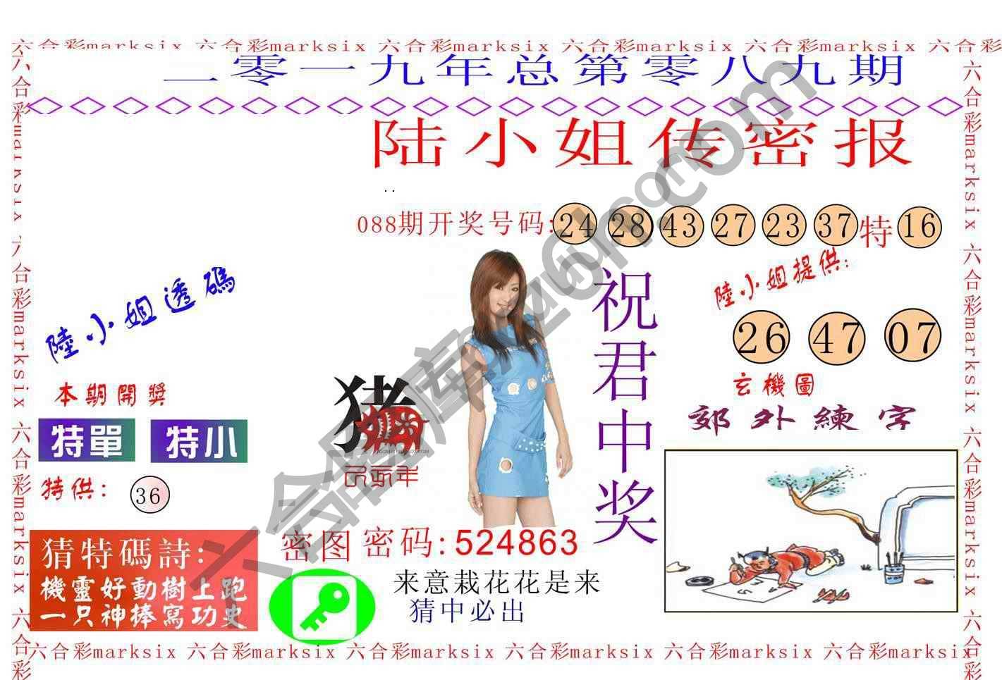 陆小姐传密