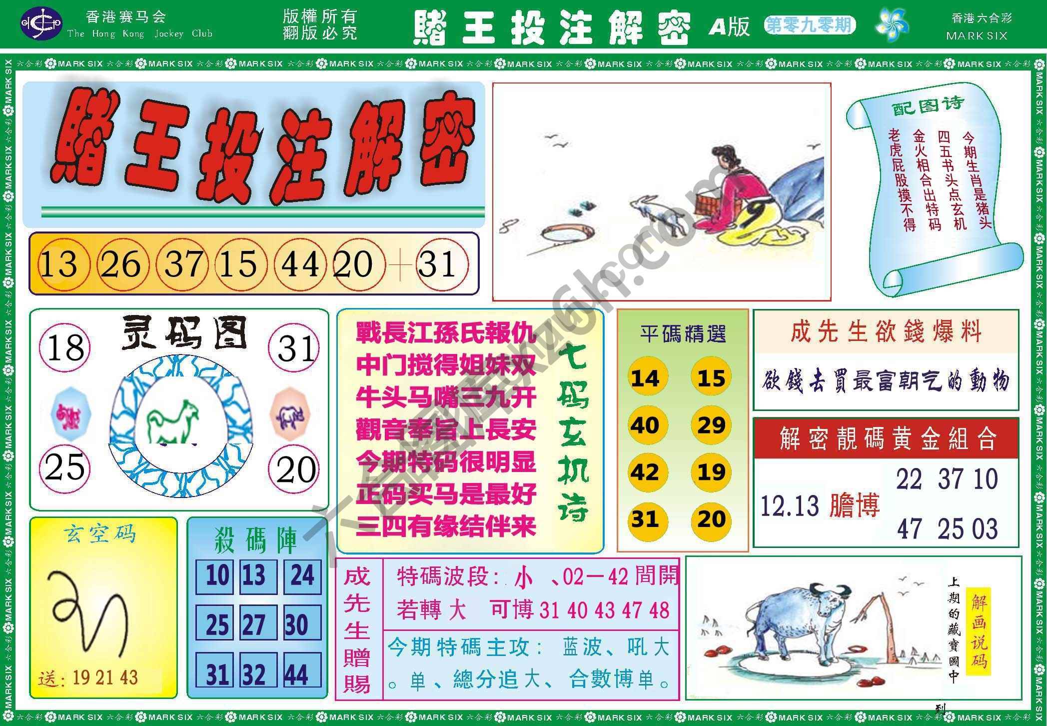 赌王投注解密