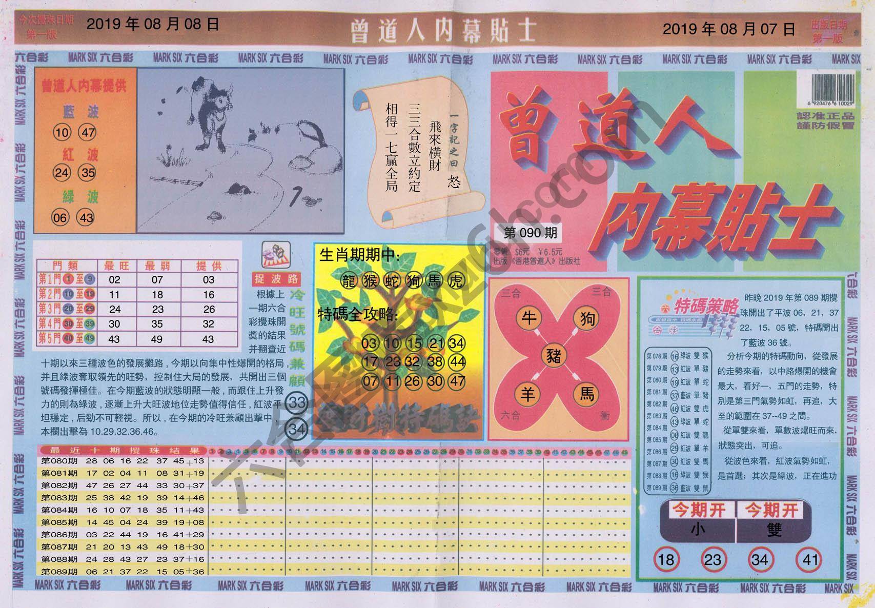 曾道人内幕贴士