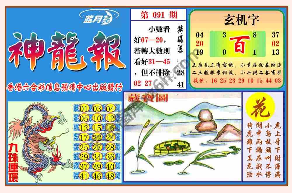 蓝月亮神龙报
