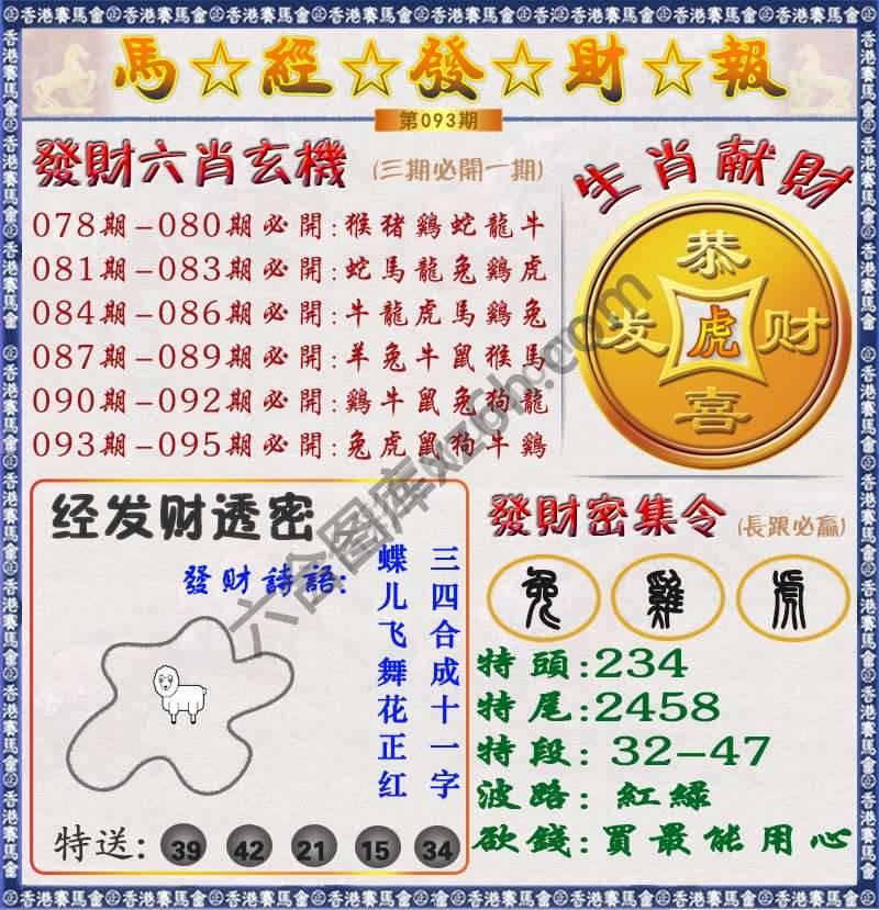 马经发财报