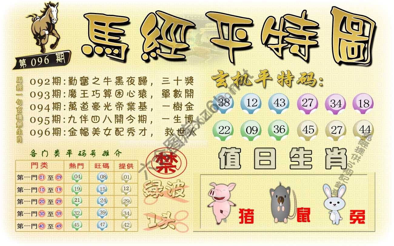 马经平特图